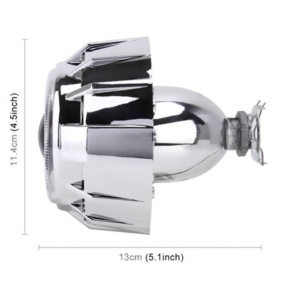 IPHCAR G262 H1 3.0 inch 12V Bi-Xenon Projector Lens Headlight with Exquisite Angle Eyes Decoration for Right Driving, For Right Driving