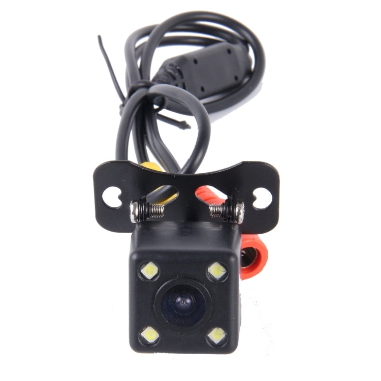 628 x 582 Effective Pixel PAL 50Hz Waterproof Universal Car Rear View Backup Camera With 4 LED Lamp, DC 12V, Wire Length: 4m, 4 LED Lamp