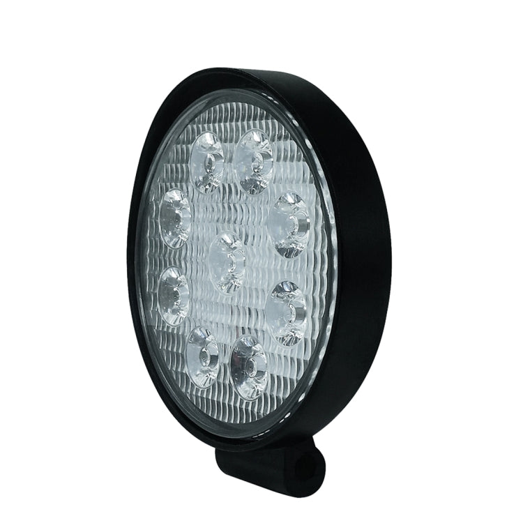 6.7W White Light Round-Shaped Waterproof Car Boat Marine Work Lights Spotlight LED Bulbs, DC 9-30V, 27W