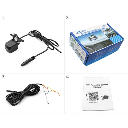 IP66 Waterproof Night Vision Mini WiFi Reversing Car Camera, Night Vision Distance: 5-10m, IP66 Waterproof