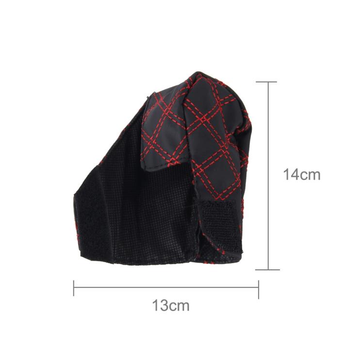 2 pièces Couvre Frein à Main de Voiture Levier de Vitesse Coussin Sets Housse Accessoire de Voiture Intérieur Décoration, 2 pièces Rouge, 2 pièces Rouge Blanc