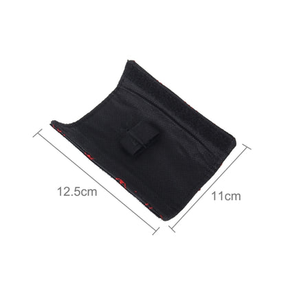 3 PCS Car Hand Brake Cover Shift Knob Gear Stick Cushion Sets Rear View Mirror Sets Cover Car Accessory Interior Decoration Pad, 3 PCS Red, 3 PCS White