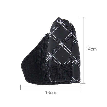 3 PCS Car Hand Brake Cover Shift Knob Gear Stick Cushion Sets Rear View Mirror Sets Cover Car Accessory Interior Decoration Pad, 3 PCS White, 3 PCS Red