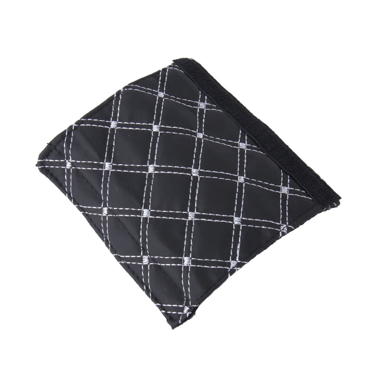 3 PCS Car Hand Brake Cover Shift Knob Gear Stick Cushion Sets Rear View Mirror Sets Cover Car Accessory Interior Decoration Pad, 3 PCS White, 3 PCS Red