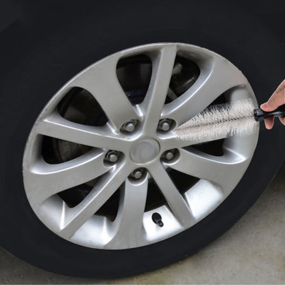 Brosse de nettoyage portable pour roue, jante et moyeu de voiture, véhicule, moto, style boucle, outil de lavage, CMS5017A, CMS5017B