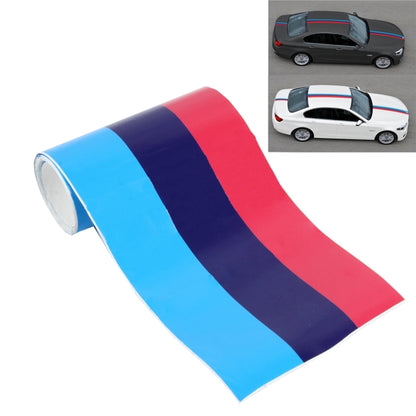 Film autocollant de 2 m pour carrosserie, style bande, drapeau français