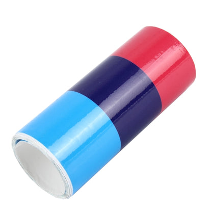 Film autocollant de 2 m pour carrosserie, style bande, drapeau français