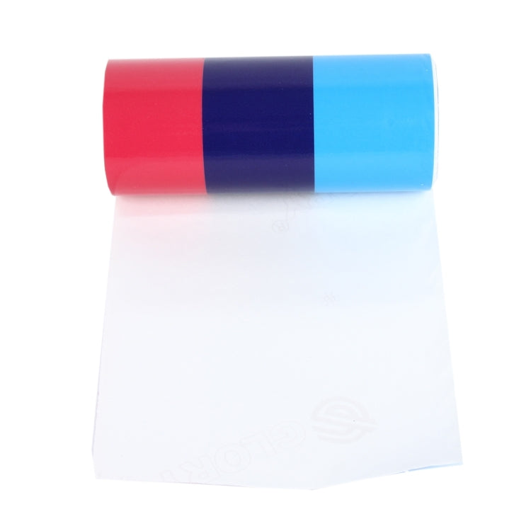 Film autocollant de 2 m pour carrosserie, style bande, drapeau français
