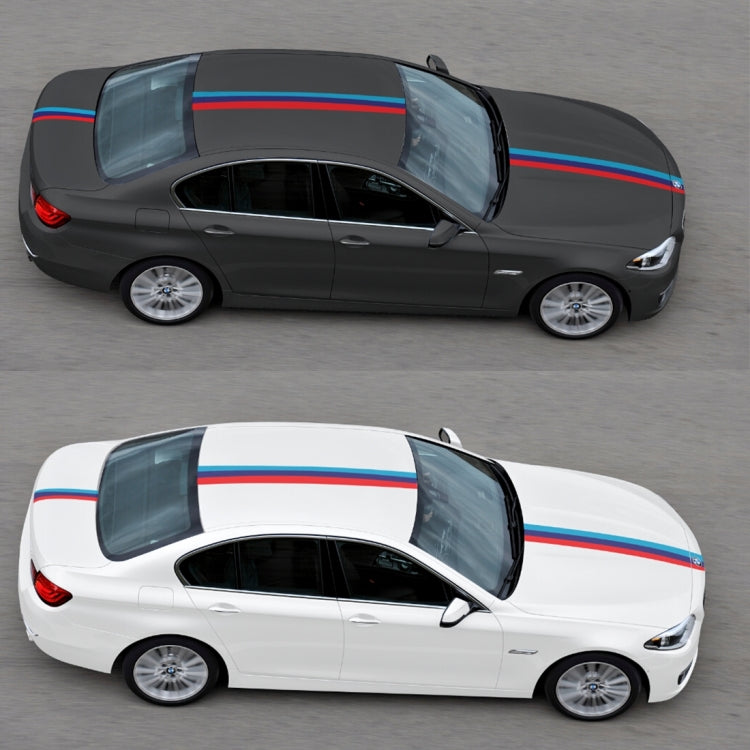 Film autocollant de 2 m pour carrosserie, style bande, drapeau français