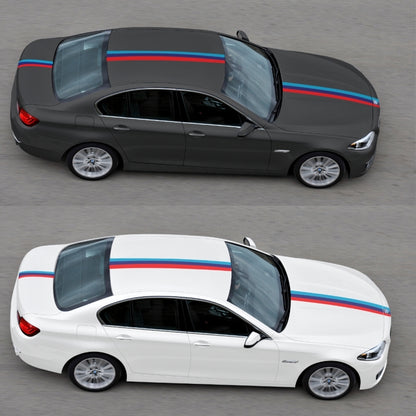 Film autocollant de 2 m pour carrosserie, style bande, drapeau français