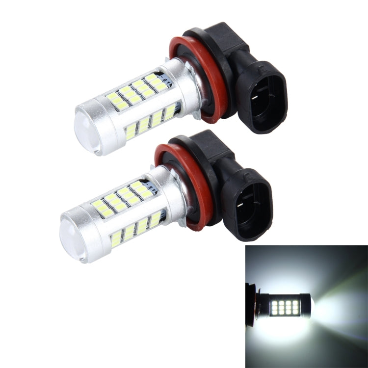 2 PCS H8/H11 10W 900LM 8000K 42 SMD-2835 LEDs Car Fog Lights, DC 12V(White Light), H8/H11