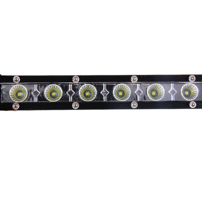 DC 10-30V 18W 2300LM 6500K Waterproof Vehicle Car Boat Marine External Work Lights Emergency Lights 60 Degrees Adjustable Flood Light LED Car Bulbs with 6 Intense CREE LED Lights, Flood Light+18W
