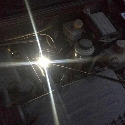 Retractable Vehicle Car Chassis Telescoping Inspection Mirror with 1 PCS 5mm LED Light, Mirror Diameter: 55mm, Max Expanding Length: 940mm, Diameter: 55mm, Max Expanding Length: 940mm