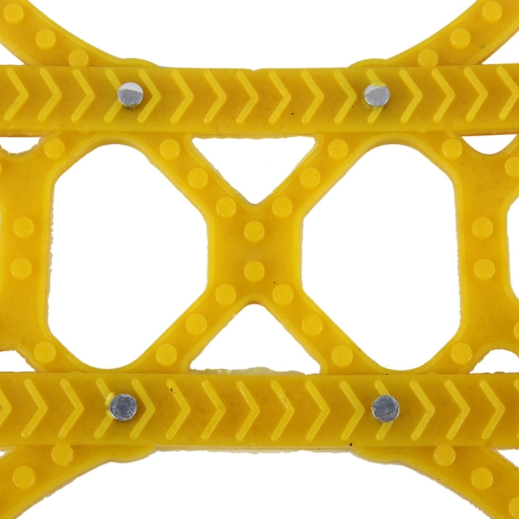 6 PCS Car Snow Tire Anti-skid Chains Yellow Chains For Family Car, Anti-skid Chains 5