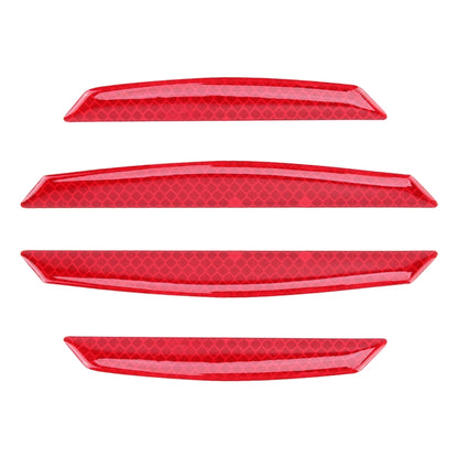 4 PCS Universal Car Door Anti-collision Strip Protection Guards Trims Stickers, 4 PCS
