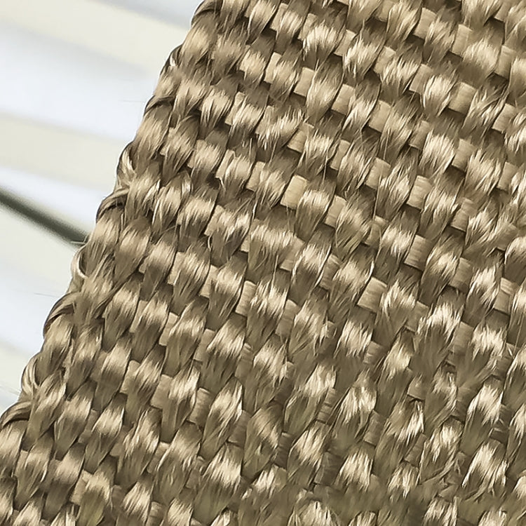 15m Titanium Gold Exhaust Wrap Auto Motor Exhaust Heat Shield Wrap Heat Resistant Wrap, 15m Titanium Gold