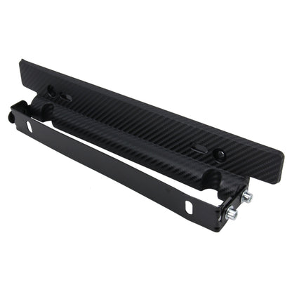 Car License Double Adjust Carbon Number Plate Adjustable Carbon Lead Plate Frame Holder Universal License Plate Holder Car Accessories, TM-302