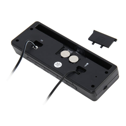 Digital Car Thermometer Voltage Meter Luminous Clock Tester Detector Multi-function Car Digital Clock with Thermometer and Automotive Voltmeter, Thermometer Voltage Meter