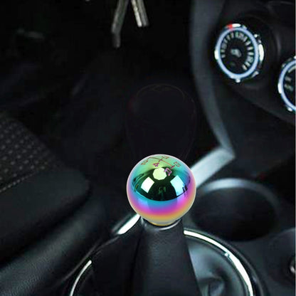 Universal Car Gear Shift Knob Modified Car Gear Shift Knob 5 Speed Manual Auto Transmission Shift Lever Knob Colorful Gear Knobs, Ball Shape