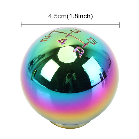 Universal Car Gear Shift Knob Modified Car Gear Shift Knob 5 Speed Manual Auto Transmission Shift Lever Knob Colorful Gear Knobs, Ball Shape