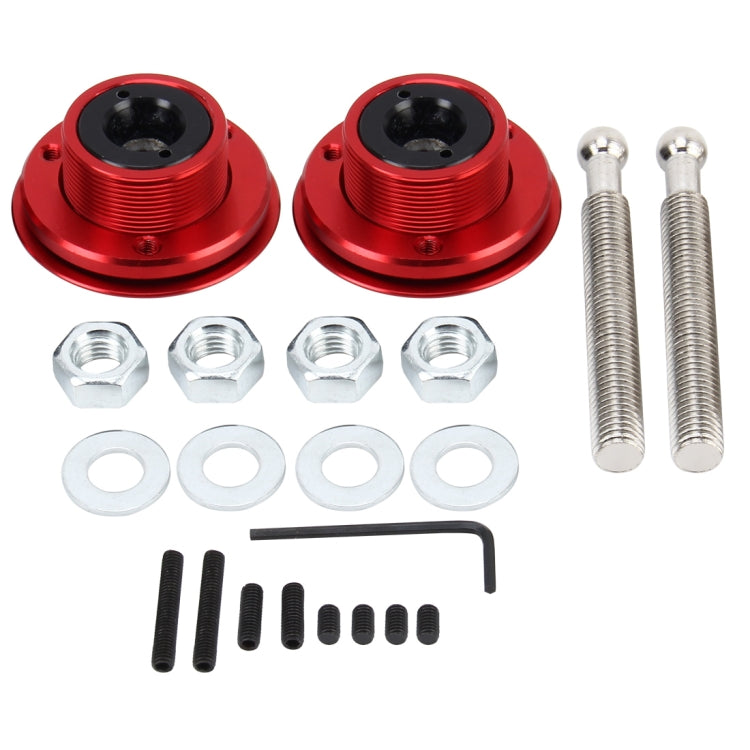 2 PCS Racing Car Cover Lock Aluminum Alloy Car Modification Oil Cap Modified Engine Cover Lock Racing Front Cover Lock