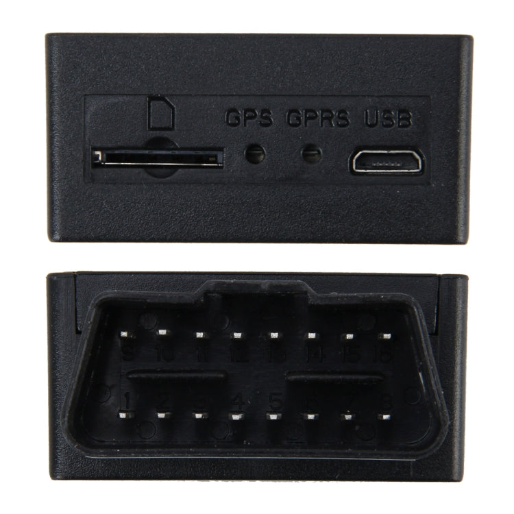 OBD GPS Appareil de Positionnement de Véhicule (GPS+2G GSM+SMS / GPRS) Système Quadri-bande Prise en Charge de la Clôture Électronique et de la Demande de Localisation par SMS, OBD GPS
