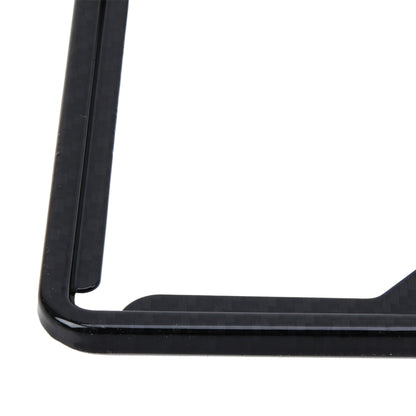 2 PCS Carbon Lead License Plate Frame Simple and Beautiful Car License Plate Frame Holder Universal License Plate Holder, Carbon Lead License Plate Frame
