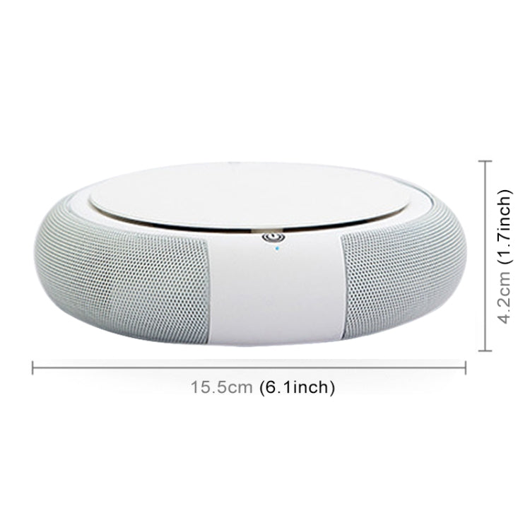 CARZOR Z1 2W USB Car Air Purifier Negative Ions Air Cleaner, (White), (Black)