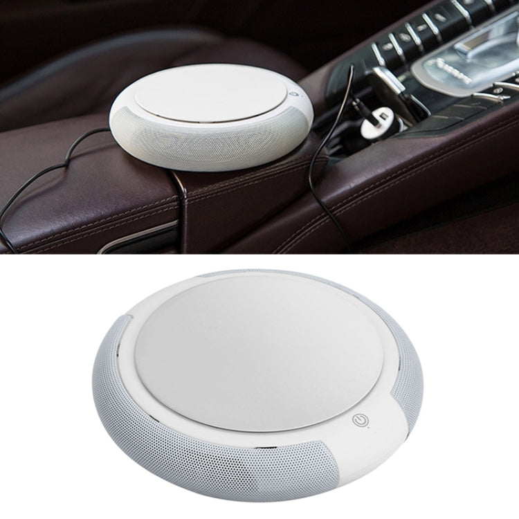 CARZOR Z1 2W USB Car Air Purifier Negative Ions Air Cleaner, (White), (Black)