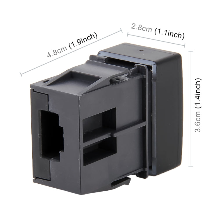 Car Fog Light 5 Pin On-Off Button Switch for Honda Fit, Without Cable