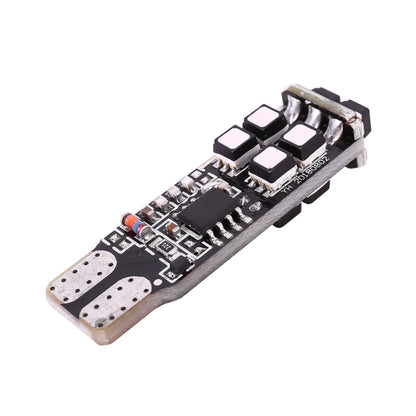 2 PCS W5W 194 T10 Multi Colors 10 SMD 3535 LED Car Clearance Light Marker Light with Remote Control, DC 12V, 2 PCS SMD 3535