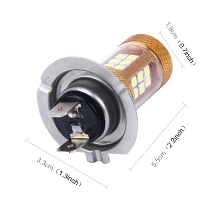 2 PCS H7 15W 1300 LM 6500K 28 SMD-3030 LEDs Car Fog Lights, DC 12V, H7