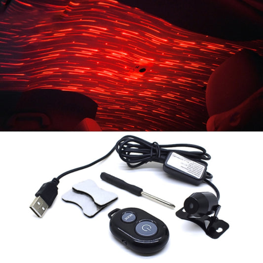 Roof Ceiling Atmosphere Decoration Red Light Star Night Lights Meteor Lamp Projector with Remote Control, Meteor/Remote Control