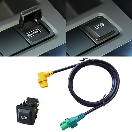 Car Navigation RCD510+310+ USB Adapter Switch Plug + Wiring Hardness for Volkswagen Golf 6 / Scirocco / Sagitar / New Bora NAV231/268MF, For Golf 6 / Scirocco