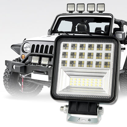 2 PCS 4 inch 20W Spot / Flood Light White Light Square-Shaped Waterproof Car SUV Work Lights Spotlight LED Bulbs, DC 9-30V, 4 inch 20W  Square-Shaped