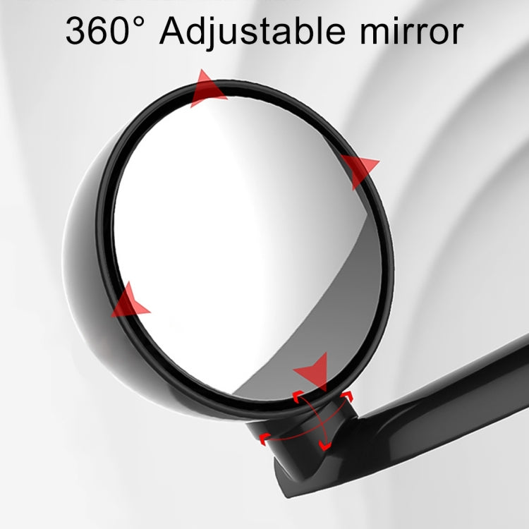 3R-094 Rétroviseur auxiliaire de voiture, réglable, angle mort, grand angle, pour rétroviseur gauche, 3R-094 (blanc), 3R-094 (noir)