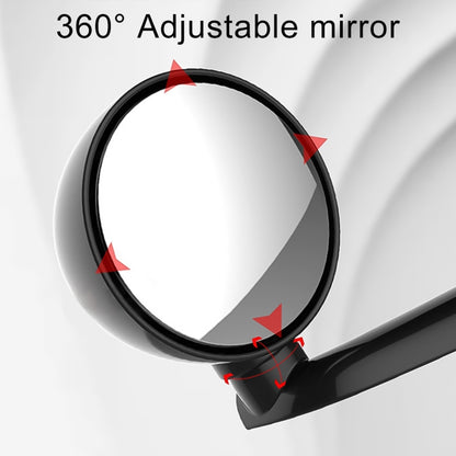 3R-094 Rétroviseur auxiliaire de voiture, réglable, angle mort, grand angle, pour rétroviseur gauche, 3R-094 (blanc), 3R-094 (noir)