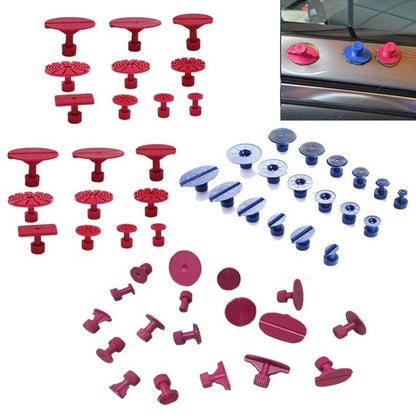 56 en 1 Outils de réparation de carrosserie automobile PDR en plastique, languettes de colle, outils de réparation de voiture sans peinture, kits d'extracteur de colle, outils PDR, 56 en 1