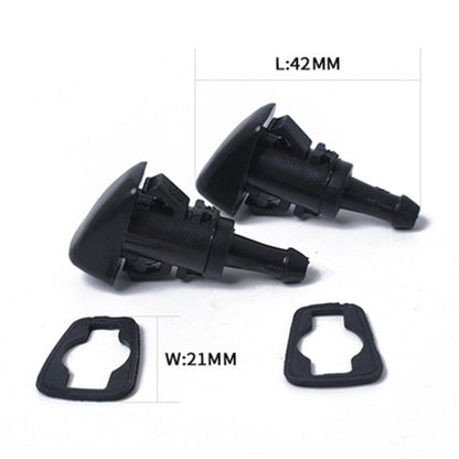 2 PCS Windshield Washer Wiper Jet Water Spray Nozzle 5113049AA for 2001-2013 Chrysler Jeep / dodge, For 2001-2013 Chrysler Jeep / dodge