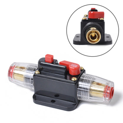 DC 12-24V Car Circuit Breaker Stereo Audio Fuse Holder Insurance 100A Fuse, 100A