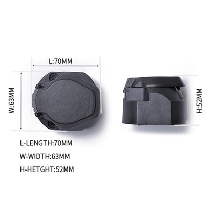 12V 7Pin Car Plug Socket Wiring Connector Adapter Car Plug Socket for Trailer /  Truck / Bus, EU Plug, A0143