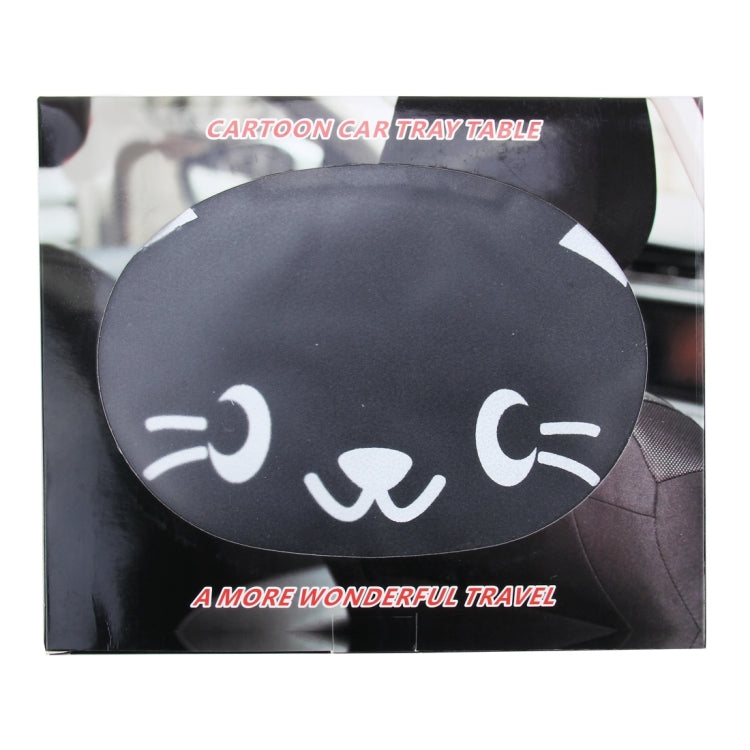 Cartoon Style Foldable Back Car Seat Drink Holder Back Seat Food Tray Storage Organizer Table, Cartoon Style(Black), Cartoon Style(Pink), Cartoon Style(White), Cartoon Style(Brown)