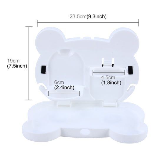 Cartoon Style Foldable Back Car Seat Drink Holder Back Seat Food Tray Storage Organizer Table, Cartoon Style(White), Cartoon Style(Brown), Cartoon Style(Black), Cartoon Style(Pink)