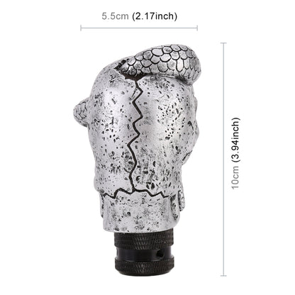 LX Tandy Creative Universal Car Snake Ghost Shaped  Shifter Cover Manual Automatic Gear Shift Knob, Snake Ghost Shaped