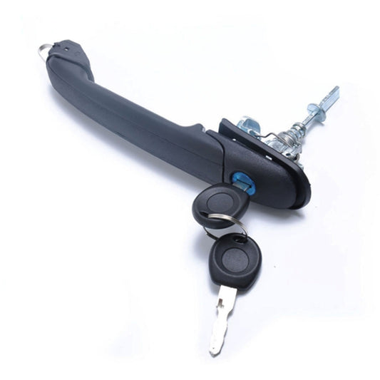 Car Front Door handle 6N0837207C, 66N0837207D + 2 Keys for Volkswagen Polo 1994-2001, For Volkswagen Polo