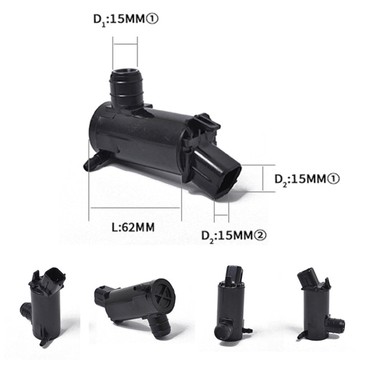 High Pressure Windshield Washer Wipers Washer Pump 9851026000 for Hyundai / Kia, For Hyundai / Kia (9851026000)