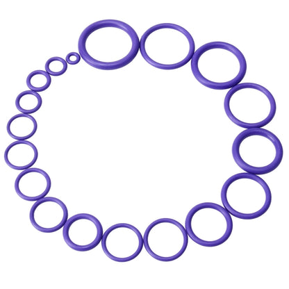 270 PCS Car Auto Vehicle 18 Sizes Assortment Kit Air Conditioning HNBR Seal O-Ring Set, 270 PCS Purple, 270 PCS Green