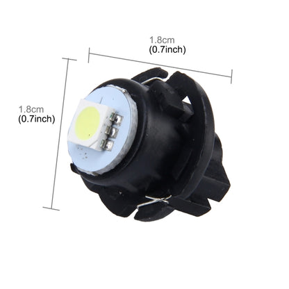 10 PCS 0.3W T6.5 Wedge Instrument Panel LED Light Dashboard Gauge Cluster Indicator Lamp Bulb, 0.3W T6.5