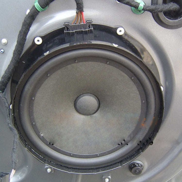 2 PCS 6.5 inch Car Auto ABS Loudspeaker Base Protection Hollow Cover Holder Mat, Inner Diameter: 14.5cm, 14.5cm