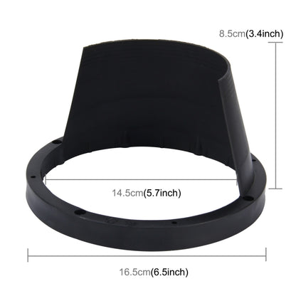 2 PCS 6.5 inch Car Auto Loudspeaker Plastic Waterproof Cover with Protective Cushion Pad, Inner Diameter: 14.5cm